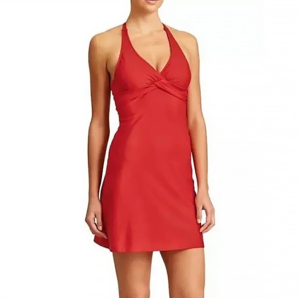 Athleta Tara Halter Swim Dress